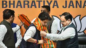 Former Congress leader and Union minister Jyotiraditya Scindia joined the BJP in 2020