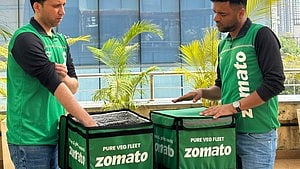 The ‘Pure Veg Fleet’ will only serve orders from pure vegetarian restaurants (photo: IANS)