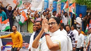 West Bengal CM Mamata Banerjee at the TMC rally in Kolkata (photo: IANS)