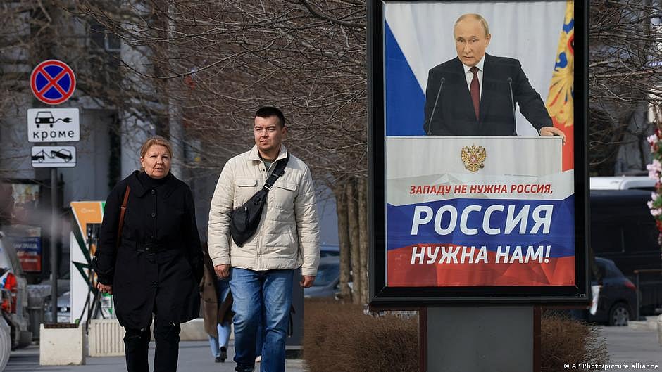 Russian election criticized by EU, NATO ahead of polling day