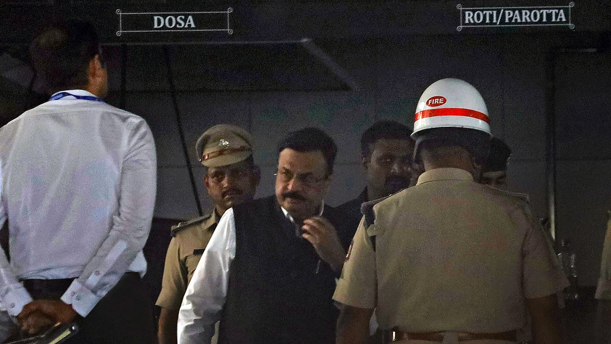 Karnataka DG & IGP Alok Mohan at Rameshwaram Cafe on 1 March (photo: PTI)