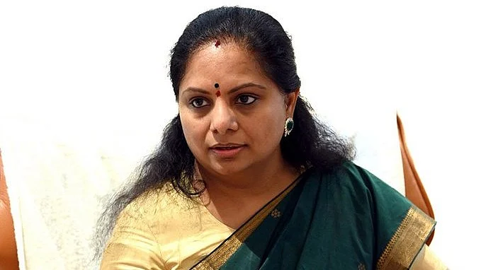 BRS leader K Kavitha (photo: @MumbaichaDon/X)