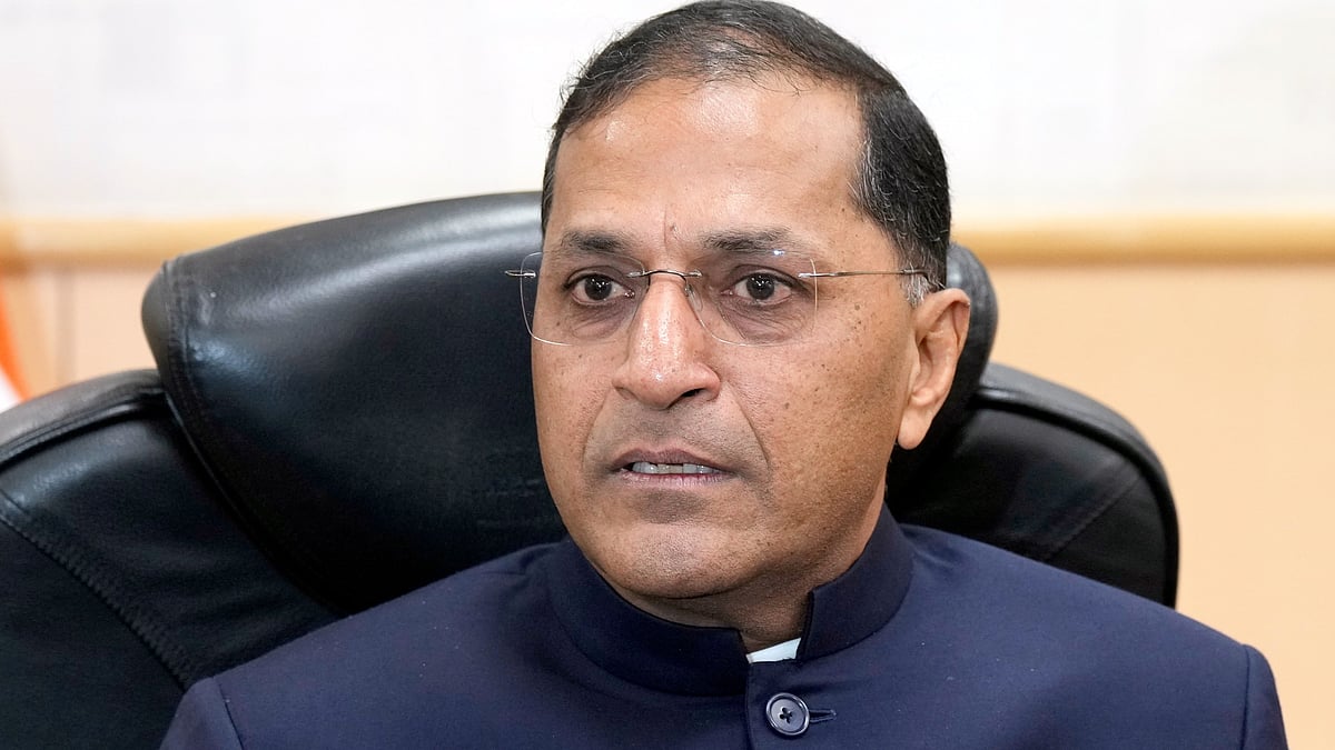 Arun Goel at Nirvachan Sadan in New Delhi in November 2022 (photo: PTI)