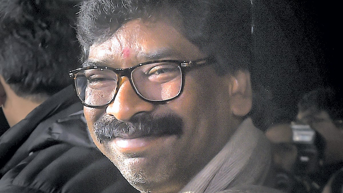 Jharkhand CM Hemant Soren was arrested by ED on 31 January (photo: PTI)