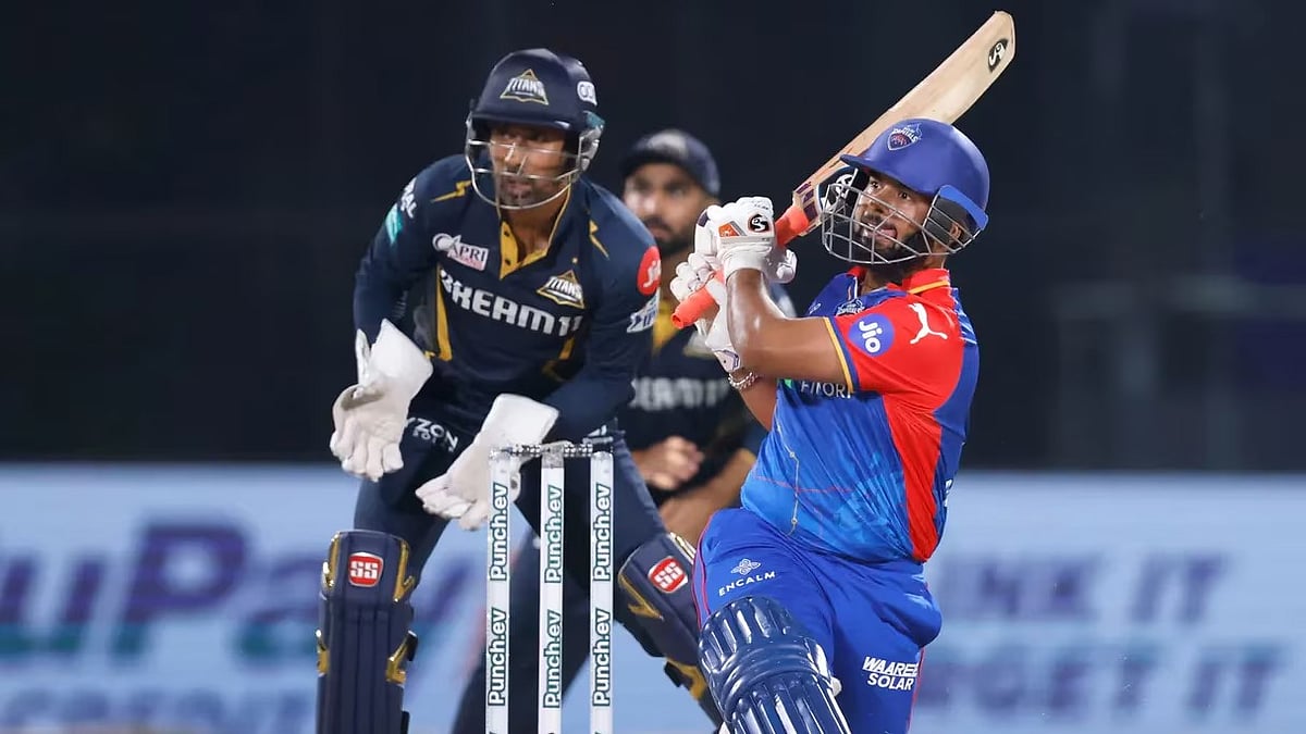 Rishabh Pant in action during an IPL match (photo courtesy: BCCI)