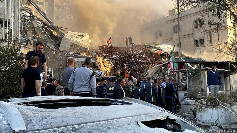 Syria: Airstrike hits Iran embassy building in Damascus