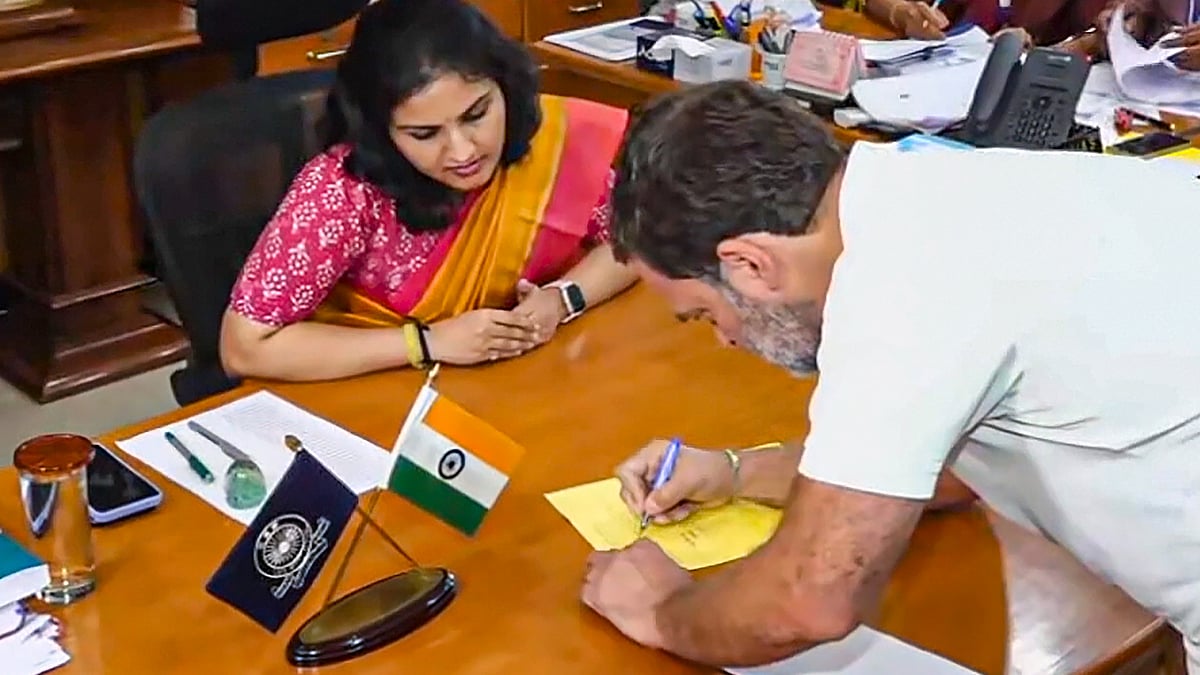 Rahul Gandhi files nomination papers from Wayanad Lok Sabha constituency