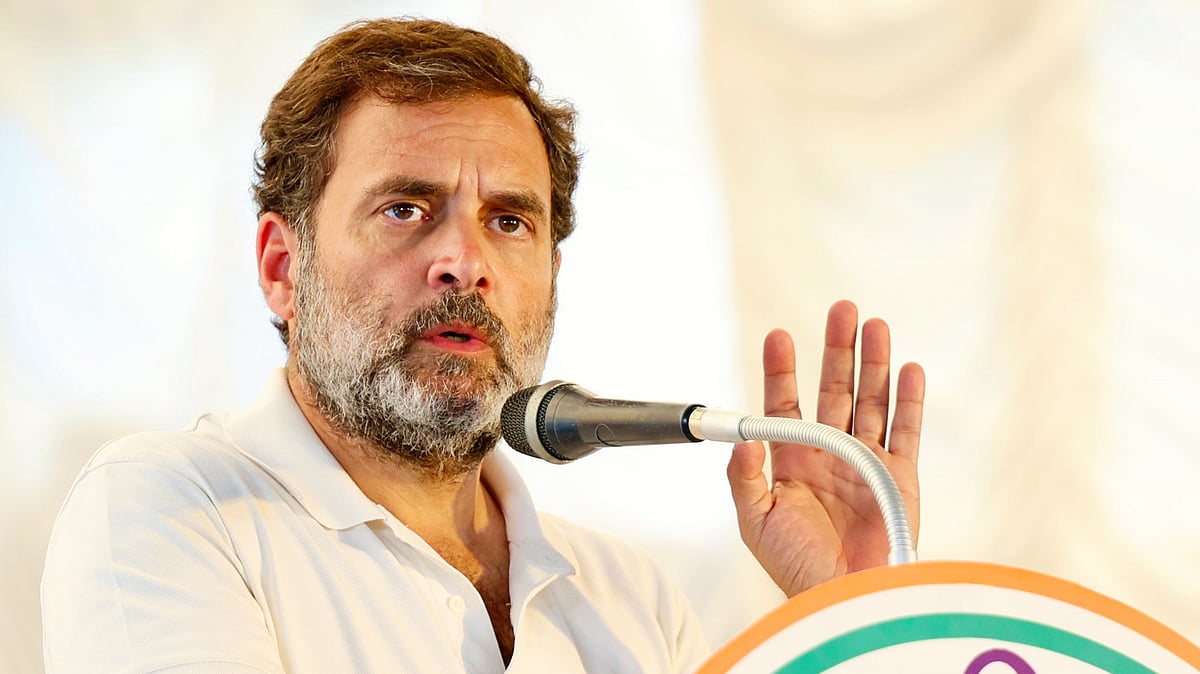 Gandhi highlighted a significant reduction in permanent public sector jobs, attributing it to the privatisation of key PSUs like BSNL, SAIL, and BHEL (photo: @INCIndia/X)