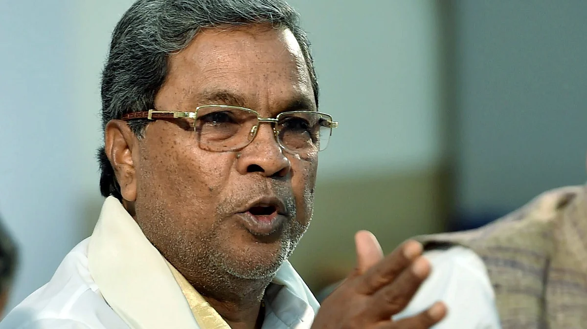 Karnataka chief minister Siddaramaiah (photo: PTI)