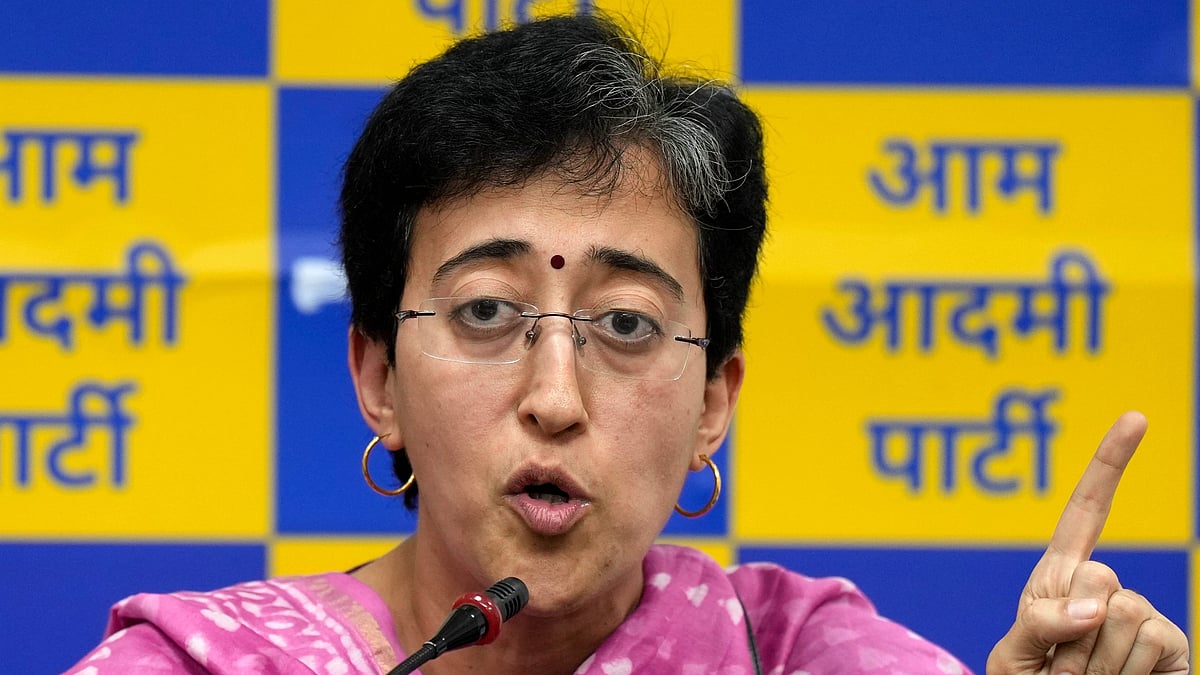 Atishi alleges that the negligence of DJB officials and other government officers has resulted in a shortage of funds for essential water supply works (photo: PTI)