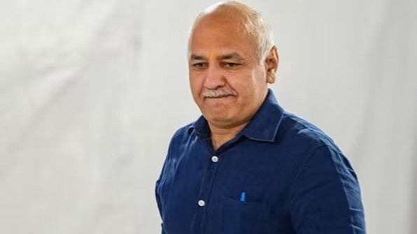 Manish Sisodia resigned from the Delhi cabinet on 28 February (photo: @SinghShree1619/X) 