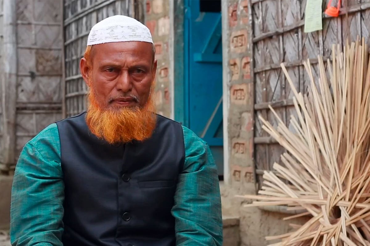 Abdul Jalil, basket weaver and social worker