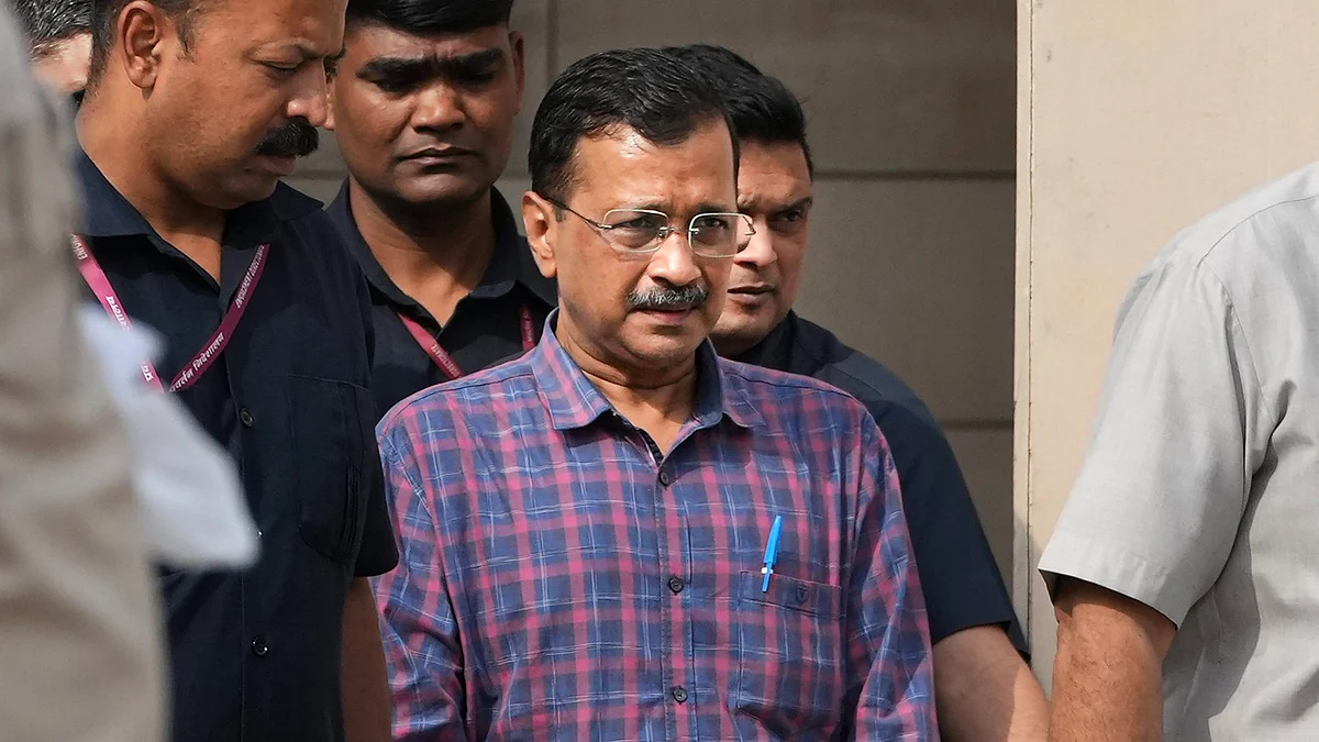 Kejriwal was arrested by the ED on 21 March and was sent to judicial custody in the case on 1 April (photo: PTI)