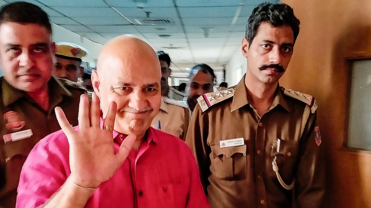 Last week, Sisodia withdrew his interim bail plea to campaign for the Aam Aadmi Party (AAP) for the ongoing Lok Sabha elections (photo: PTI)
