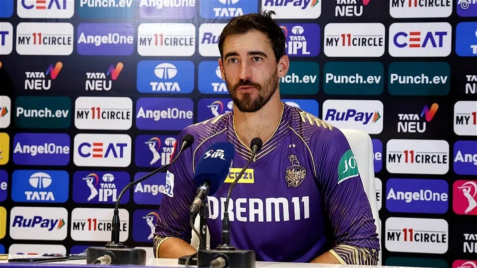 Mitchell Starc attends a press conference (photo: IPL)