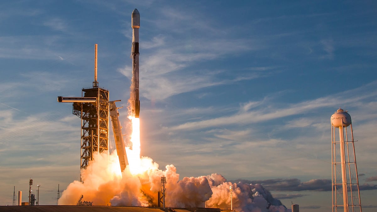 Representative image of Falcon 9 launching the satellite  (@SpaceX/X)