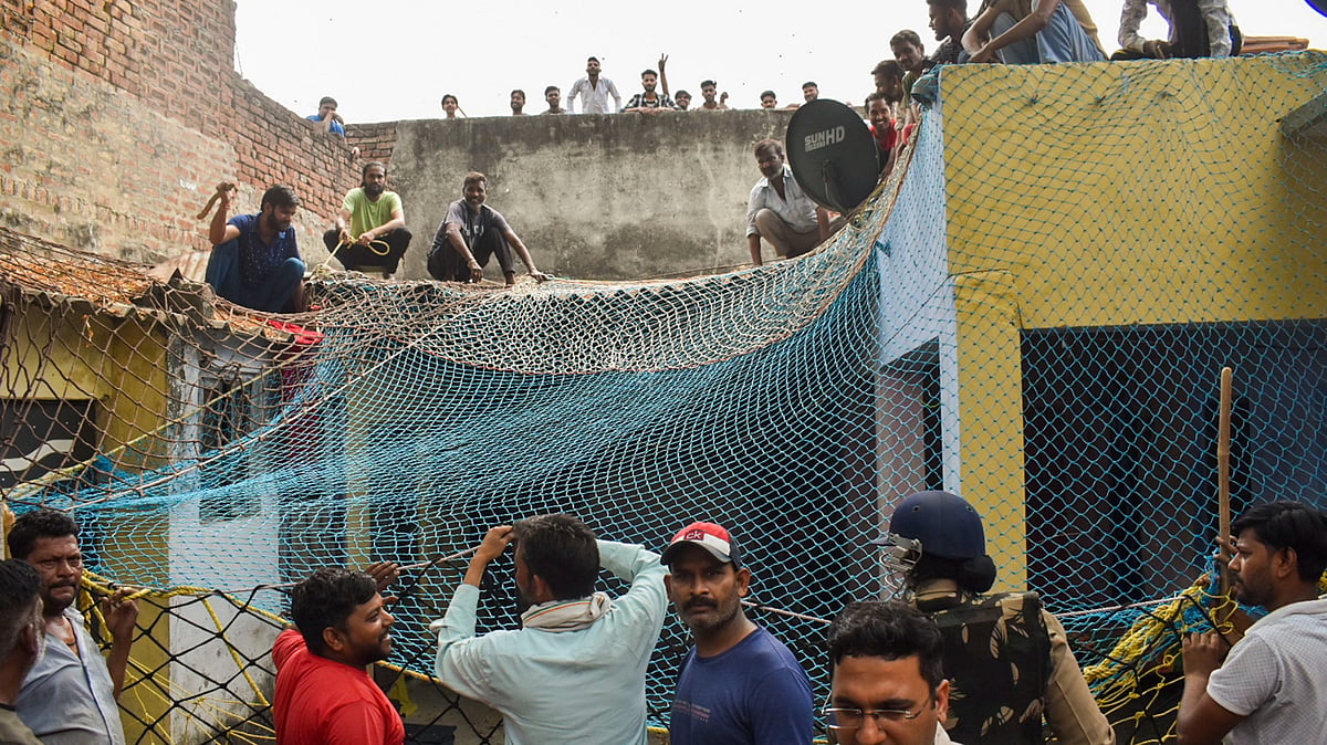 UP: Leopard enters house in Meerut, captured after 8-hour operation