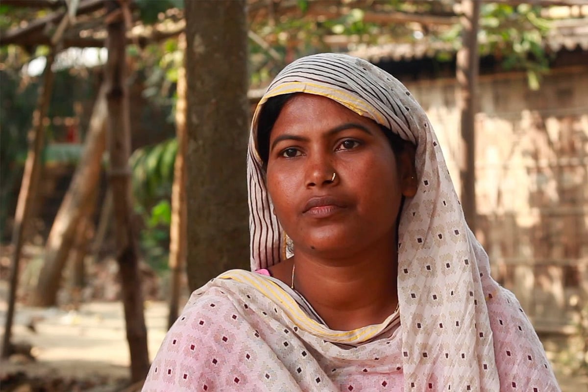 Murshida Begum cannot sleep for the pain in her cut and pricked hands when the weekly market comes