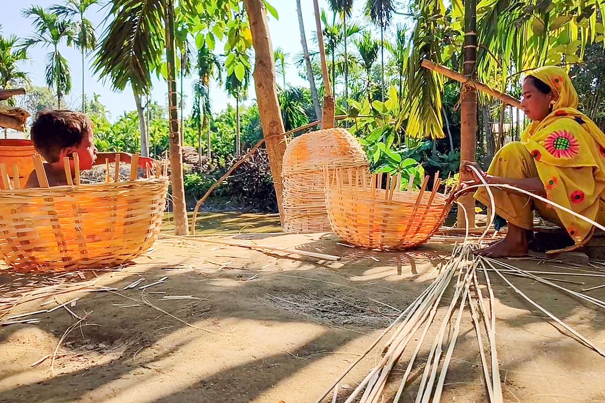 Jamila Khatun stays while others migrate—because her children would struggle for schooling in Kerala