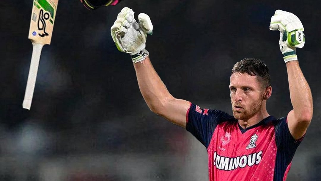 Jos Buttler's standout IPL performances have been crucial to the Rajasthan Royals' recent victory (photo: @rajasthanroyals/X)
