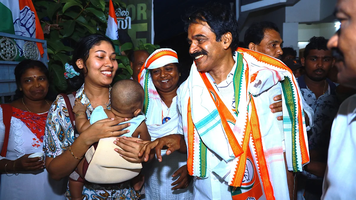 Women and youth are among the focus of the Congress guarantees, and those are the spotlights of K.C. Venugopal's Kerala campaign (photo: SIBY/NationalHerald)