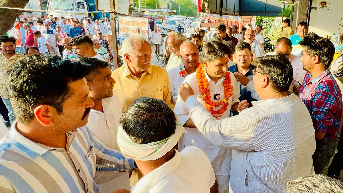 Rajya Sabha MP Deepender Hooda will run from Rohtak (photo: @DeependerSHooda/X)