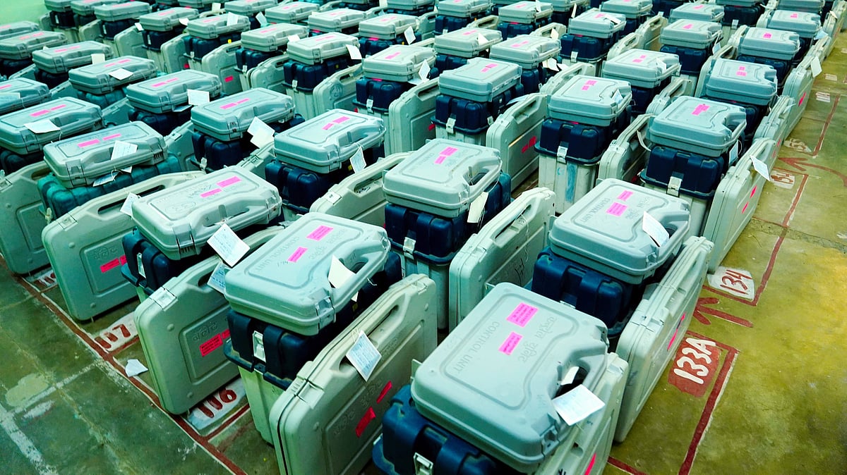 Representative image of EVM machine (photo: PTI)