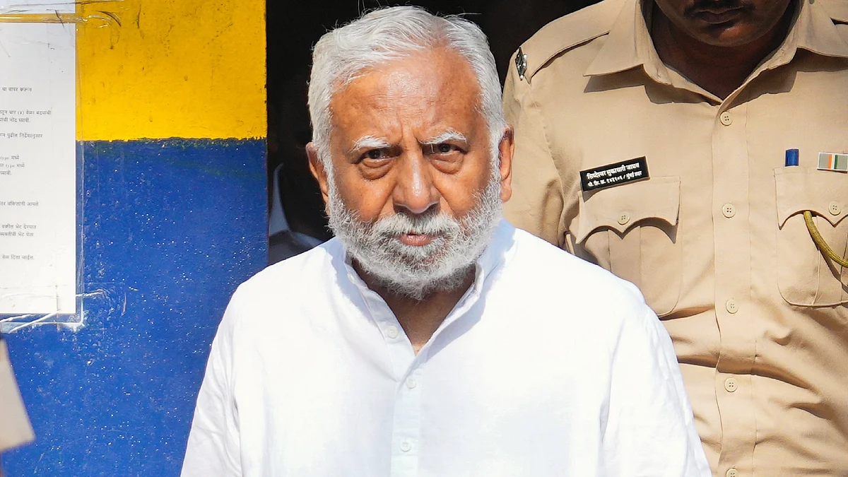 Naresh Goyal in Mumbai's Arthur Road Jail (photo: PTI)
