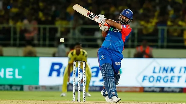 Rishabh Pant in action against CSK (photo: BCCI)