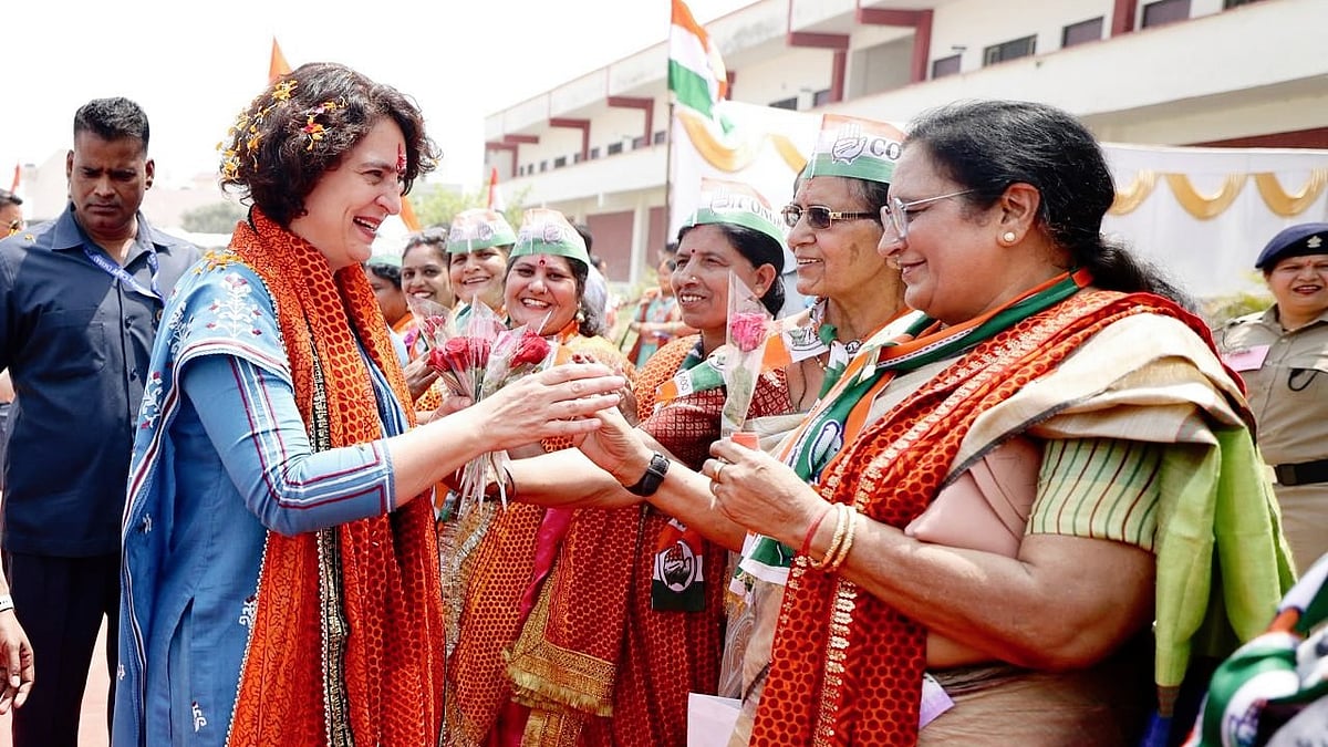 Priyanka Gandhi in Uttarakhand (photo: @priyankagandhi/X)