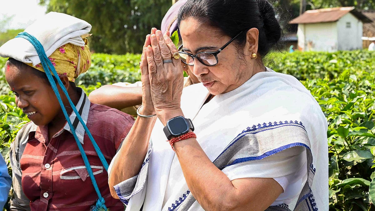 TMC supremo Mamata Banerjee during a visit in Jalpaiguri on 3 April (photo: PTI)