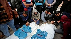 Nearly 140 journalists have been killed in Israeli attacks on the Gaza Strip over the past six months (photo: IANS)