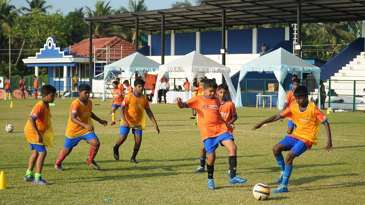 Representational photo of a football practice match in Goa (photo: FC Goa/X)