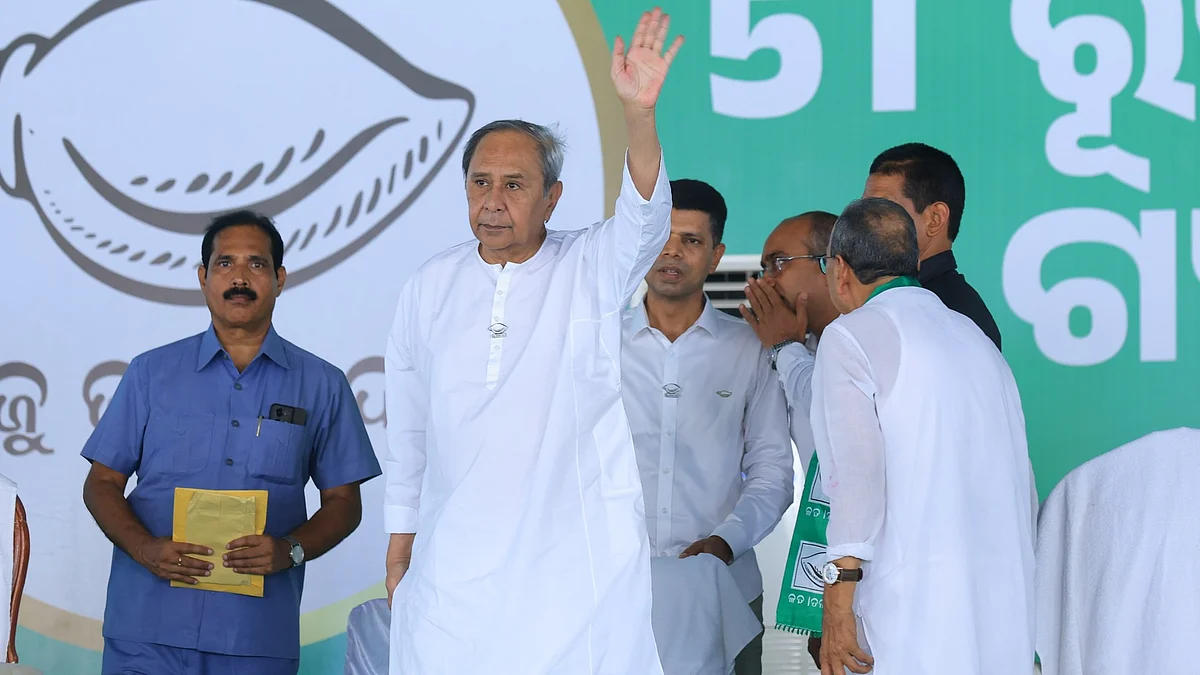 Naveen Patnaik is contesting the Assembly from two seats (photo: @Naveen_Odisha/X) 