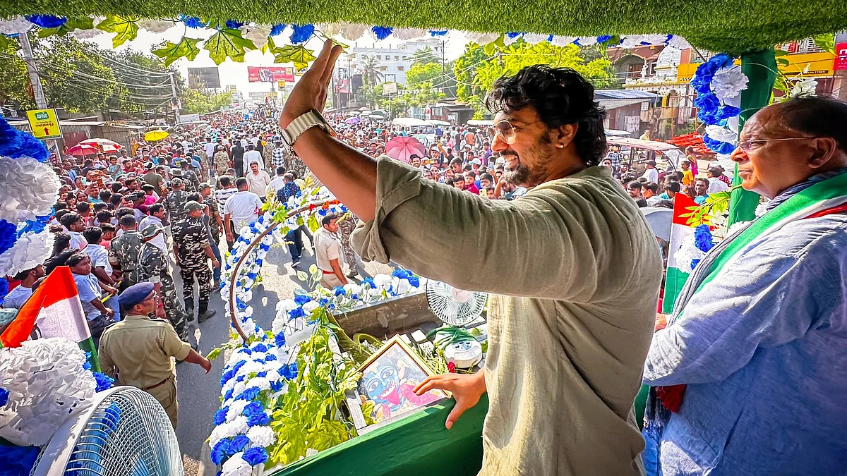 Dev campaigns in Nadia district (photo: @idevadhikari/X)
