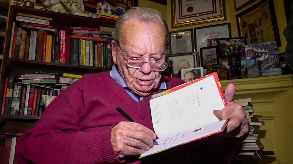 A diet of strawberry shakes, drives and 4 newspapers a day: Ruskin Bond turns 90