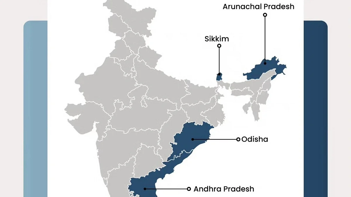 Odisha is one of the four states holding assembly elections concurrently with the Lok Sabha elections (photo courtesy @ECISVEEP/X)