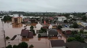 As many as 414 of 497 towns in Brazil have suffered from storms (photo: IANS)