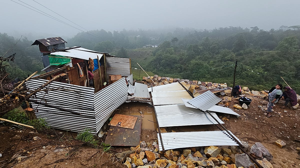 Houses damaged, over 400 people affected as storm hits Khasi Jaintia Hills