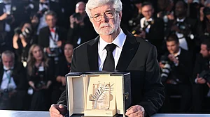 Cannes: Coppola presents honorary Palme d'Or to lifelong buddy George Lucas