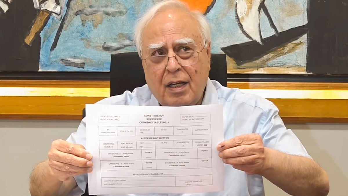 Rajya Sabha MP Kapil Sibal.