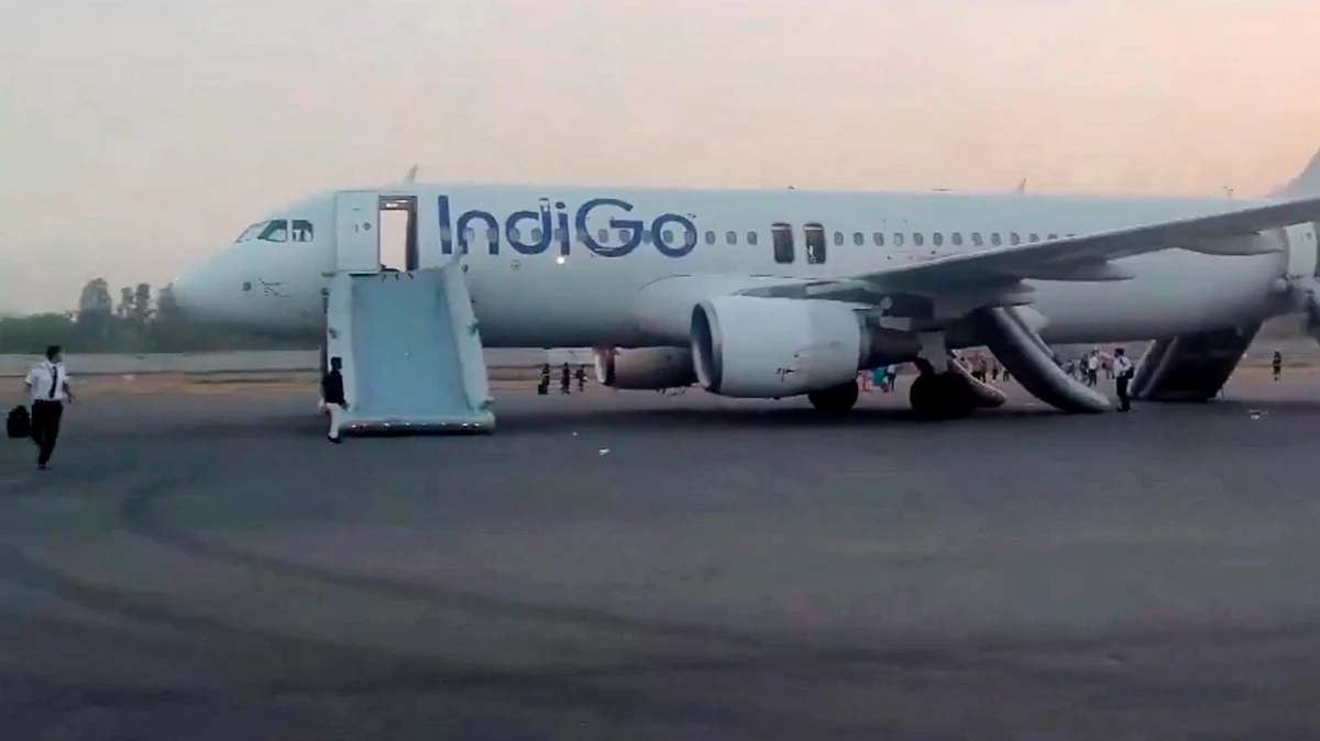 Representative image of an IndiGo flight.