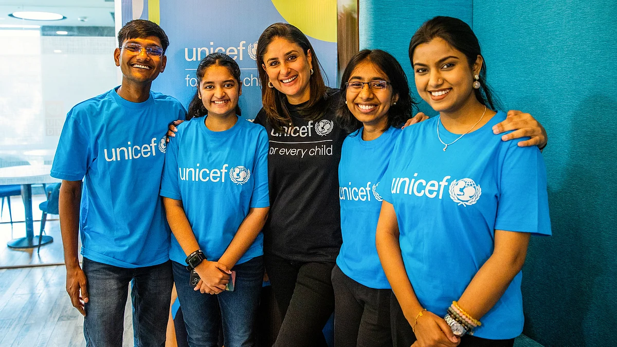 Kareena has been a UNICEF celebrity advocate since 2014 (photo: @UNICEFIndia/X)
