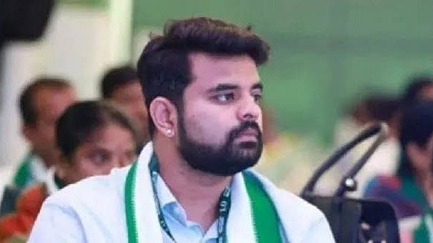 A blue corner notice has been issued against Prajwal Revanna by the Interpol (photo: @path2shah/X)