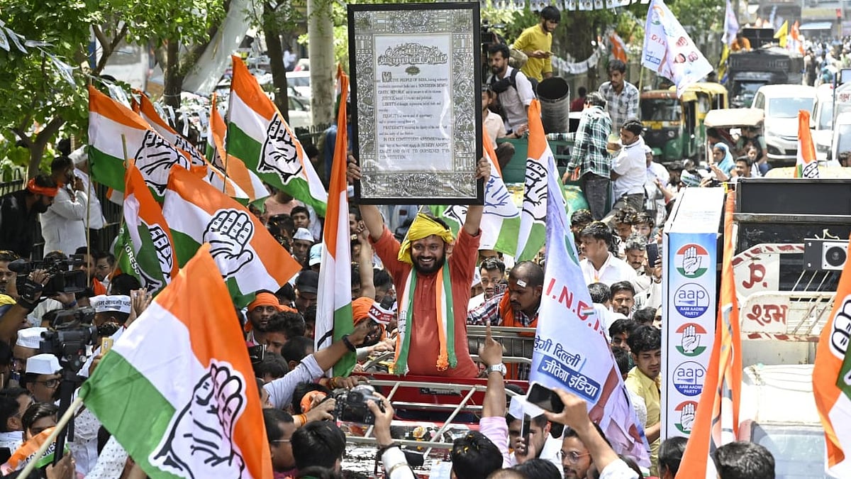 Kanhaiya Kumar files nomination, holds huge roadshow in Delhi