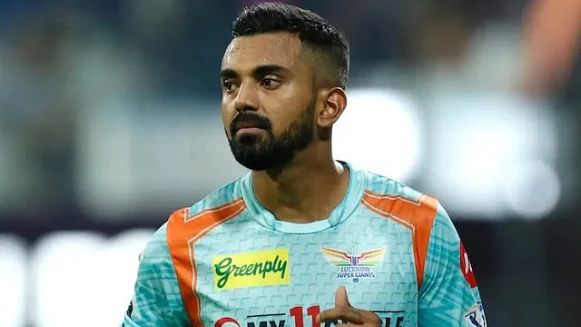KL Rahul during an IPL match (photo: LSG)