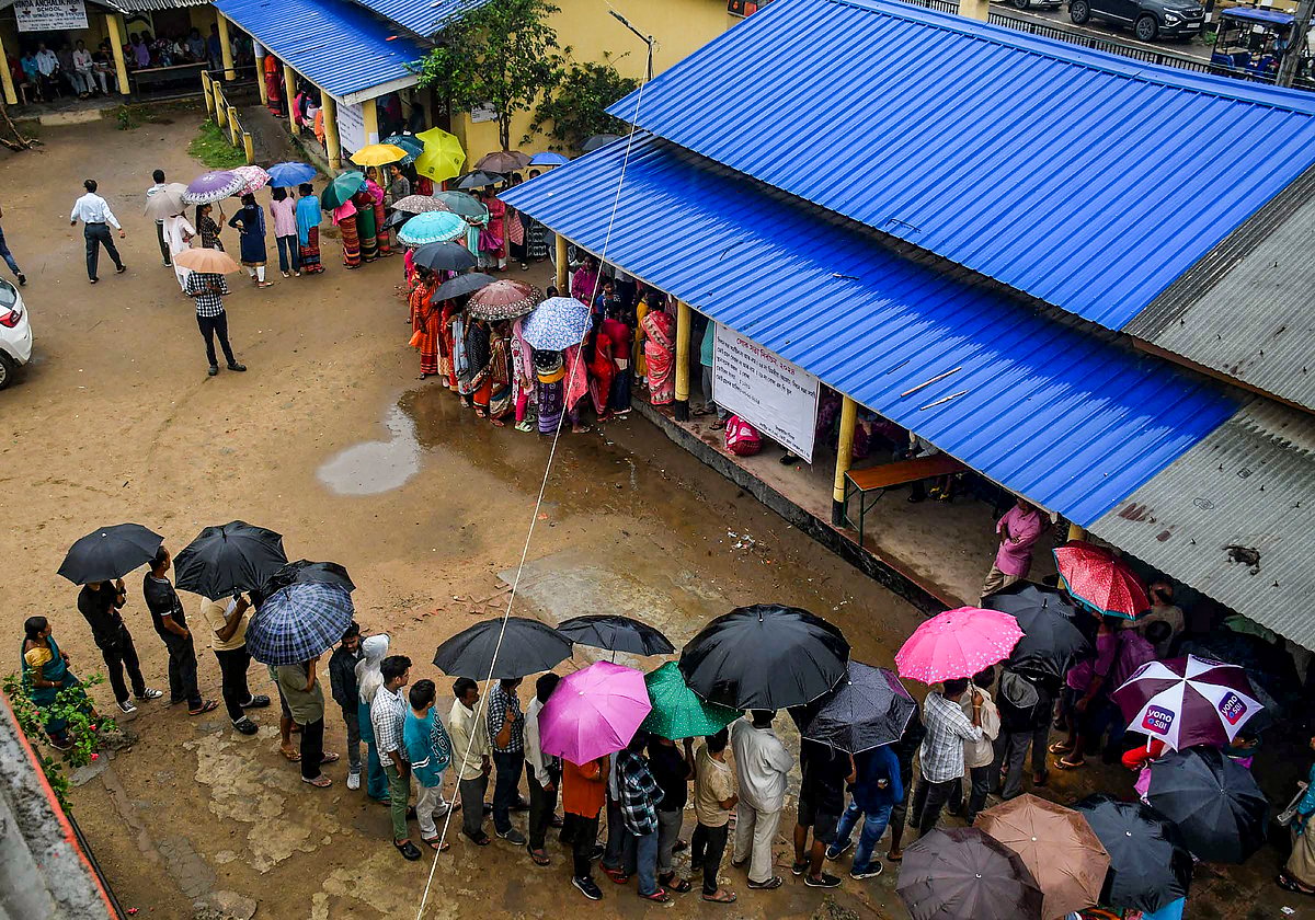 Lok Sabha elections 2024 highlights: Over 60 pc polling until 5 pm; Assam, WB top turnout chart