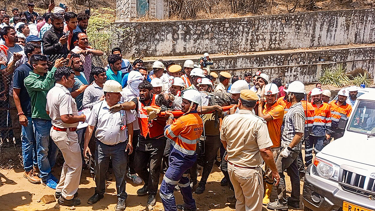 Relief and rescue operations at the accident site