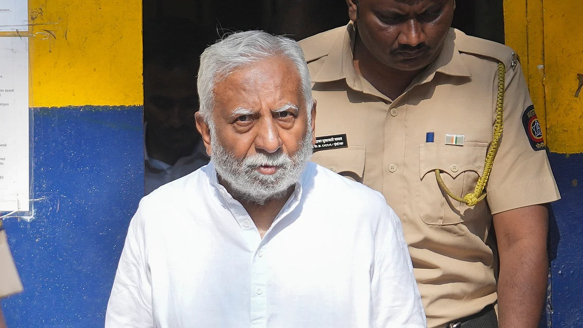 Jet Airways founder Naresh Goyal at Arthur Road Jail in Mumbai on 13 January (photo: PTI)