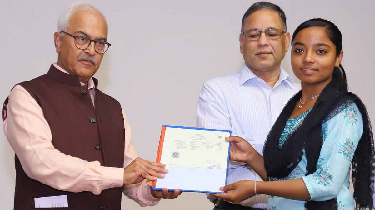 Union home secretary Ajay Kumar Bhalla hands over citizenship certificate